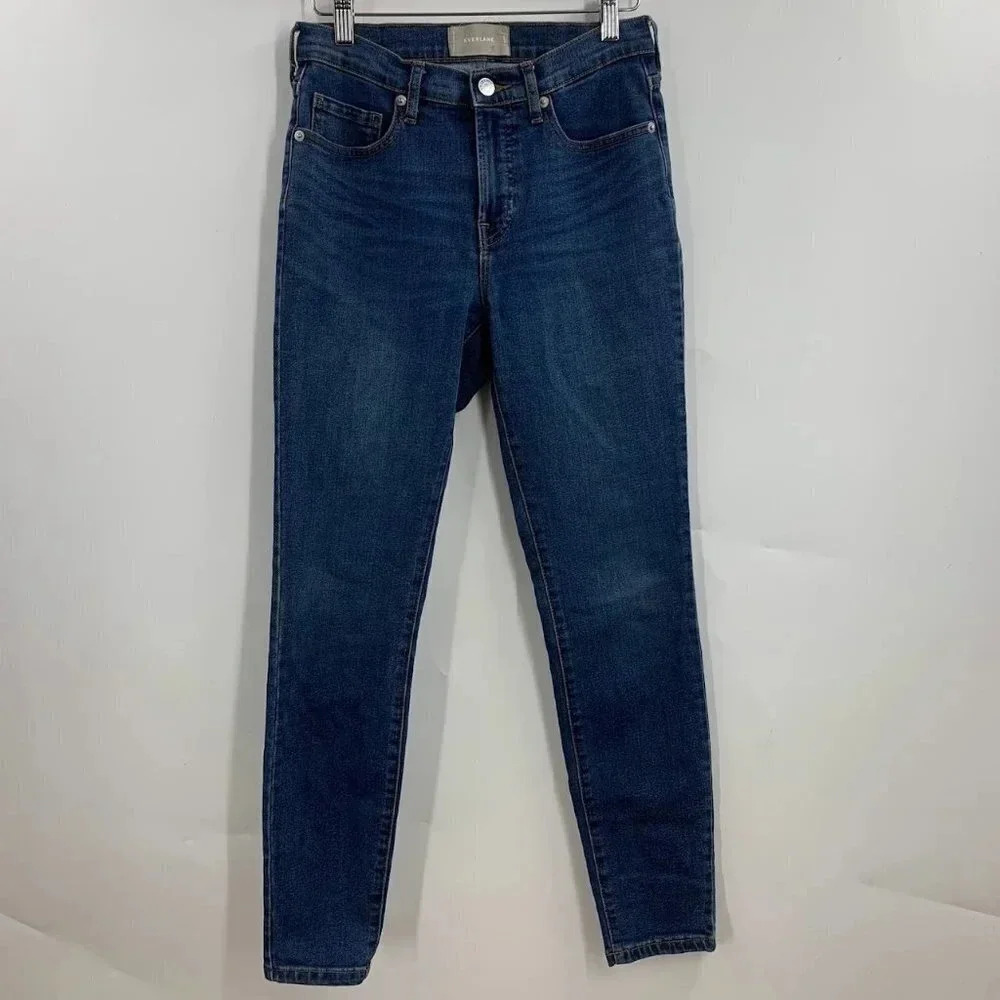 Everlane Women's Classic 5 Pocket Mid Rise Cotton Stretch Tapered Jeans Size 27
